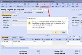 Cách Nhập Hóa Đơn Điều Chỉnh Giảm Trên Misa Sme