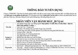 Cty Xkld Vov Viet Nam Tuyển Dụng 2024 Terbaru Indonesia Pdf Download