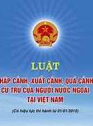 Luật Xuất Nhập Cảnh Năm 2014