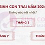 Tháng 3 Năm 2024 Sinh Con Ngày Nào Đẹp