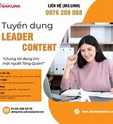 Tuyển Dụng Leader Sale Online